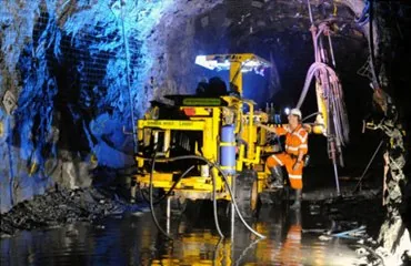 Heavy duty PVC hose used in mining operations